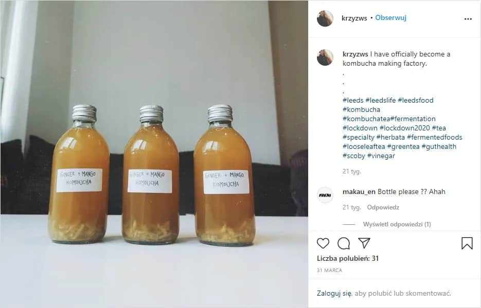 Kombucha: Ile cukru na litr? Sprawdź bezpieczne proporcje
